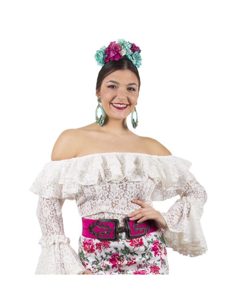 Blusa Flamenca de Encaje Habana